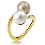 טבעת כפולת פנינים.