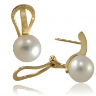 עגילי פנינה אבירים