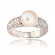 טבעת פנינה יוקרתית 