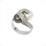 טבעת שחור לבן