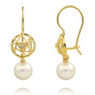 מרושת עגול משובץ