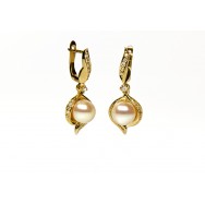 עגילי פנינה מלכותיים