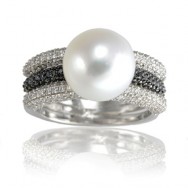 טבעת שחור לבן 