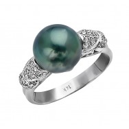 טבעת פנינה מרשימה